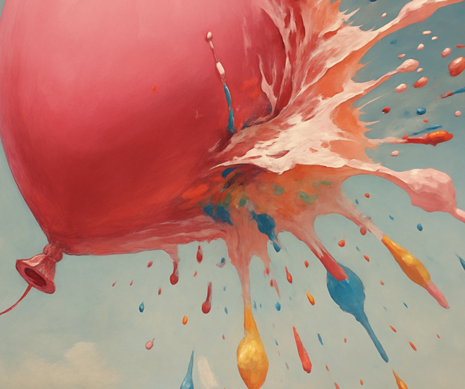 balloon bursting